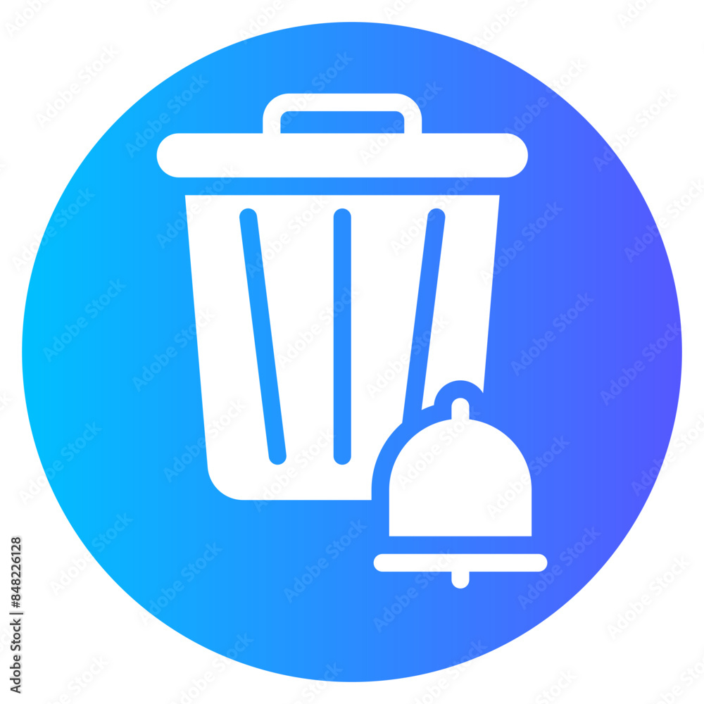 trash bin gradient icon trash bin gradient icon