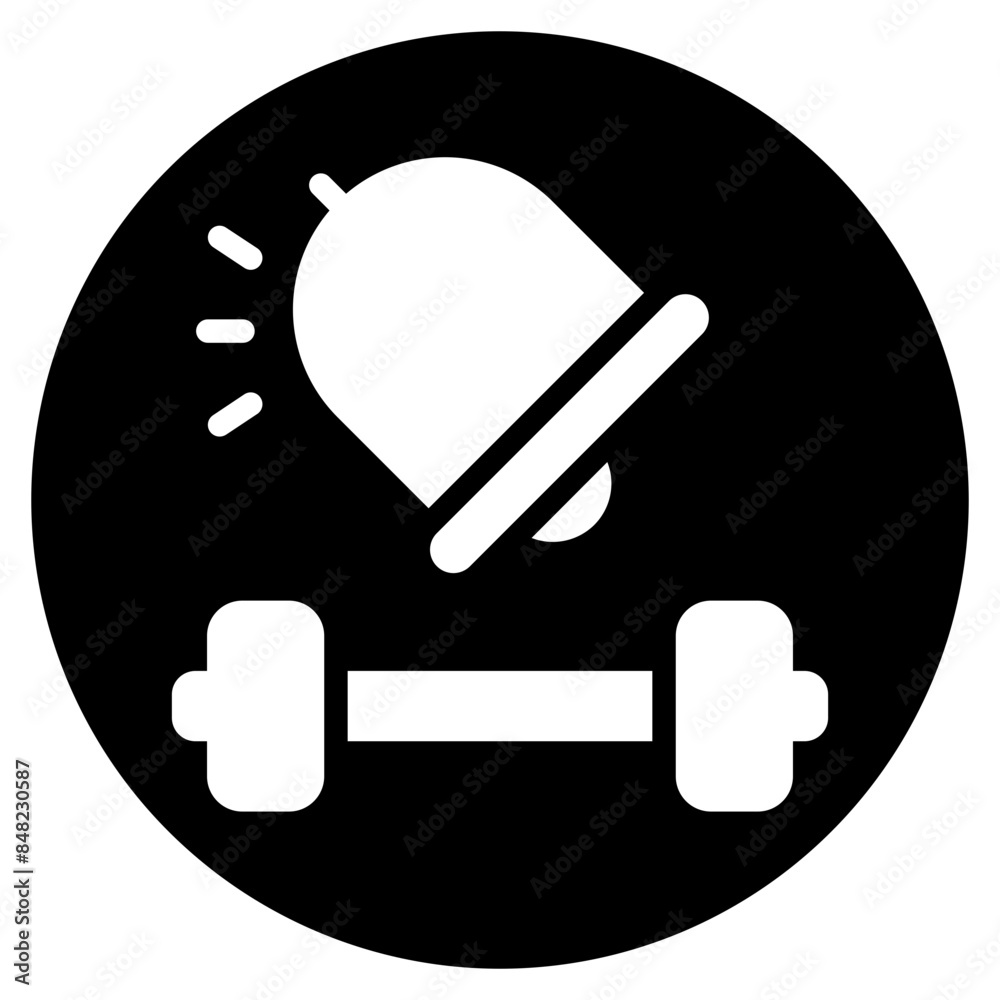 fitness glyph icon fitness glyph icon