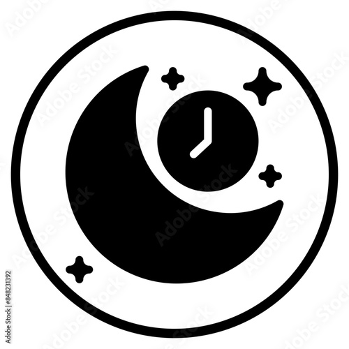 sleep glyph icon