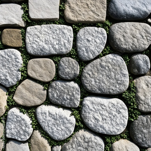 High-Resolution Stone Walkway Texture photo