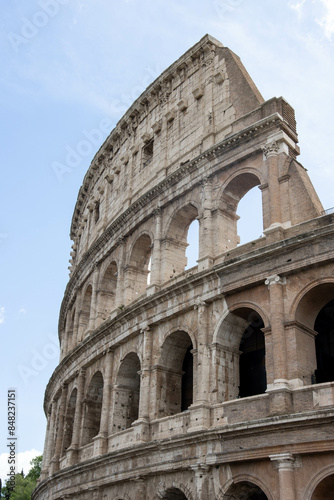 Colosseum on a clear day