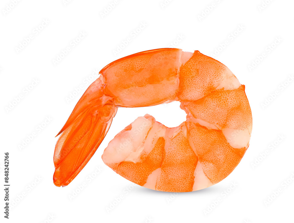 fresh shrimp prawn isolated on white background fresh shrimp prawn isolated on white background