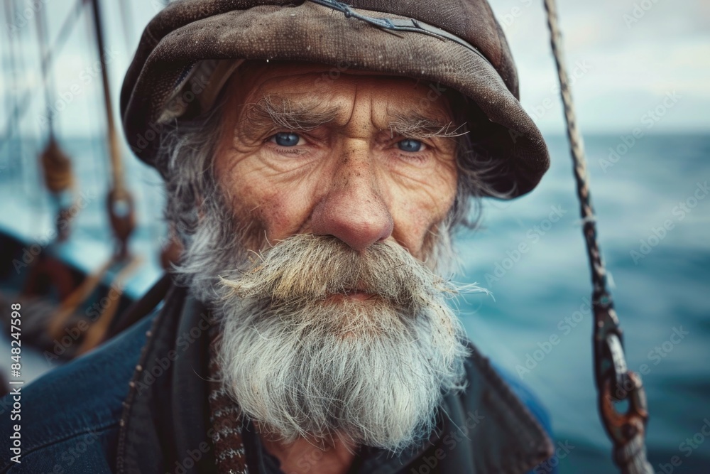 Man on boat Man on boat
