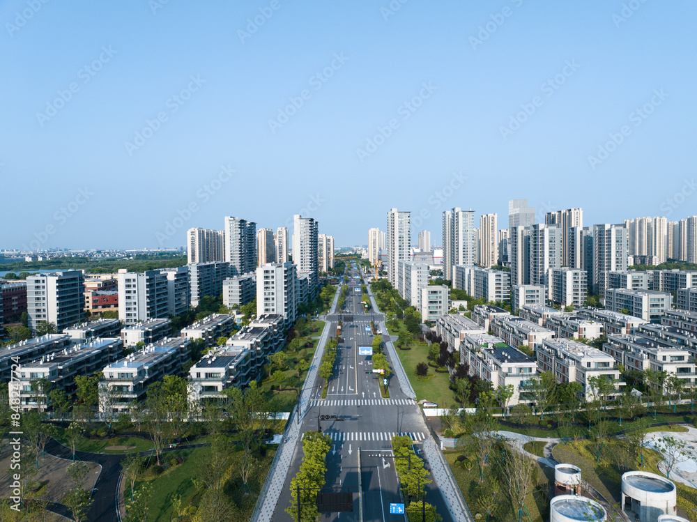 Fototapeta premium view of city