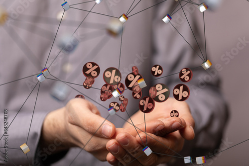 Percent sign 3d symbol mode...