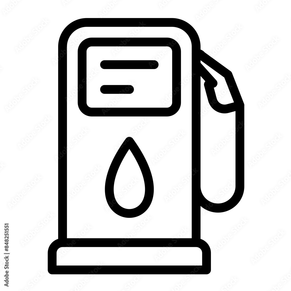 Gas Pump vector icon style Gas Pump vector icon style