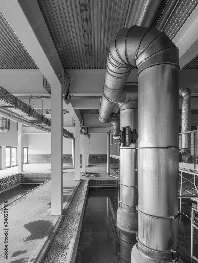 Naklejka premium Building Pipes