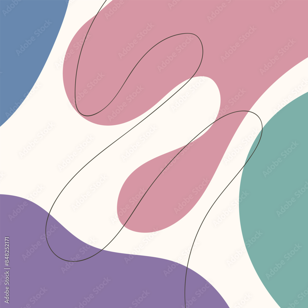 ABSTRACT BACKGROUND WITH HAND DRAWN BLOB SHAPES AND LINES PASTEL FLAT COLOR VECTOR DESIGN TEMPLATE FOR WALLPAPER, COVER DESIGN, HOMEPAGE DESIGN, GRRETING CARD ABSTRACT BACKGROUND WITH HAND DRAWN BLOB SHAPES AND LINES PASTEL FLAT COLOR VECTOR DESIGN TEMPLATE FOR WALLPAPER, COVER DESIGN, HOMEPAGE DESIGN, GRRETING CARD