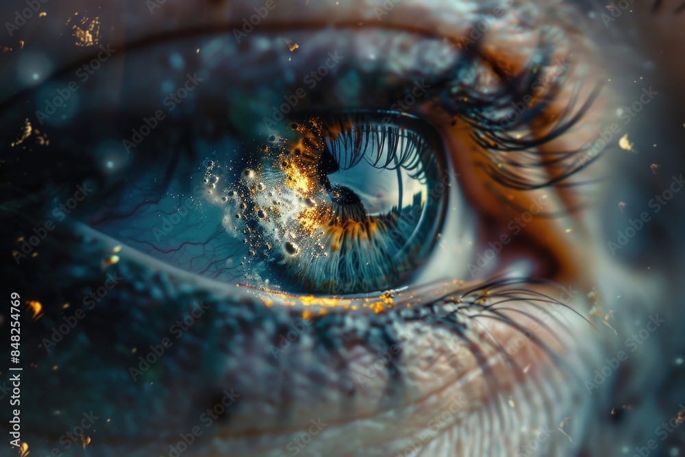 Person's Eye Close-Up Person's Eye Close-Up