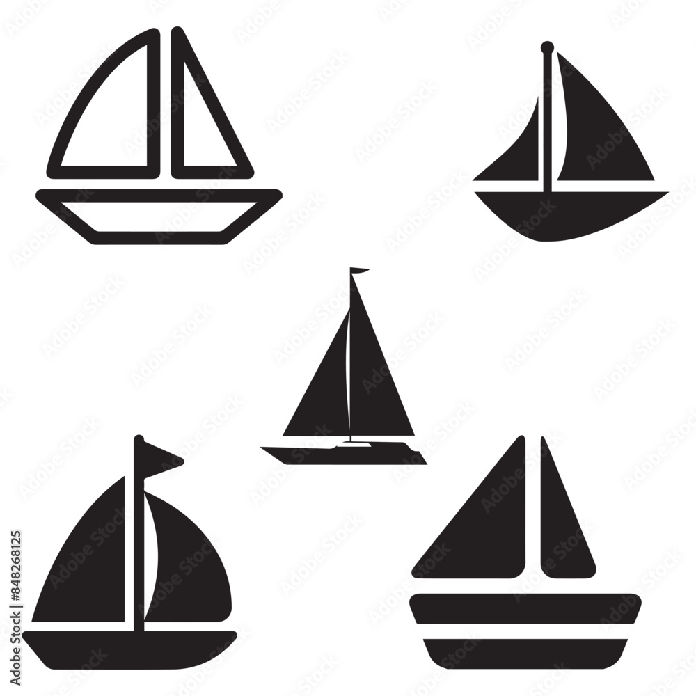 Sail boat vector eps file Sail boat vector eps file