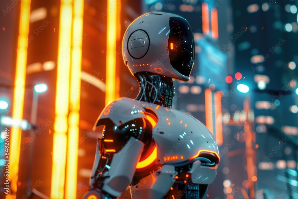 City Night Robot City Night Robot
