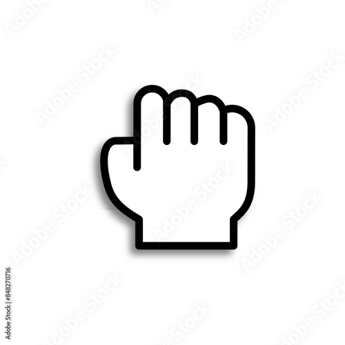 cursor hand hold on transparent background png