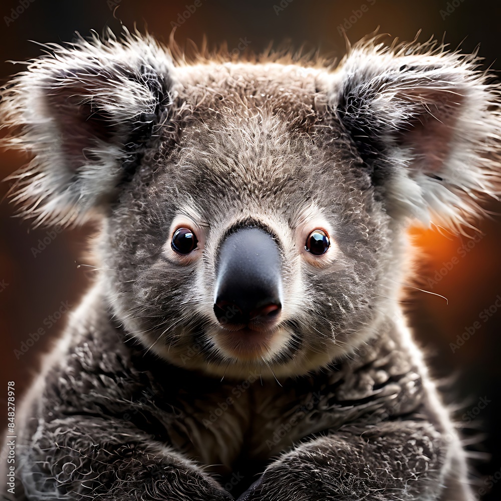 Obraz premium Close up portrait of Koala bear