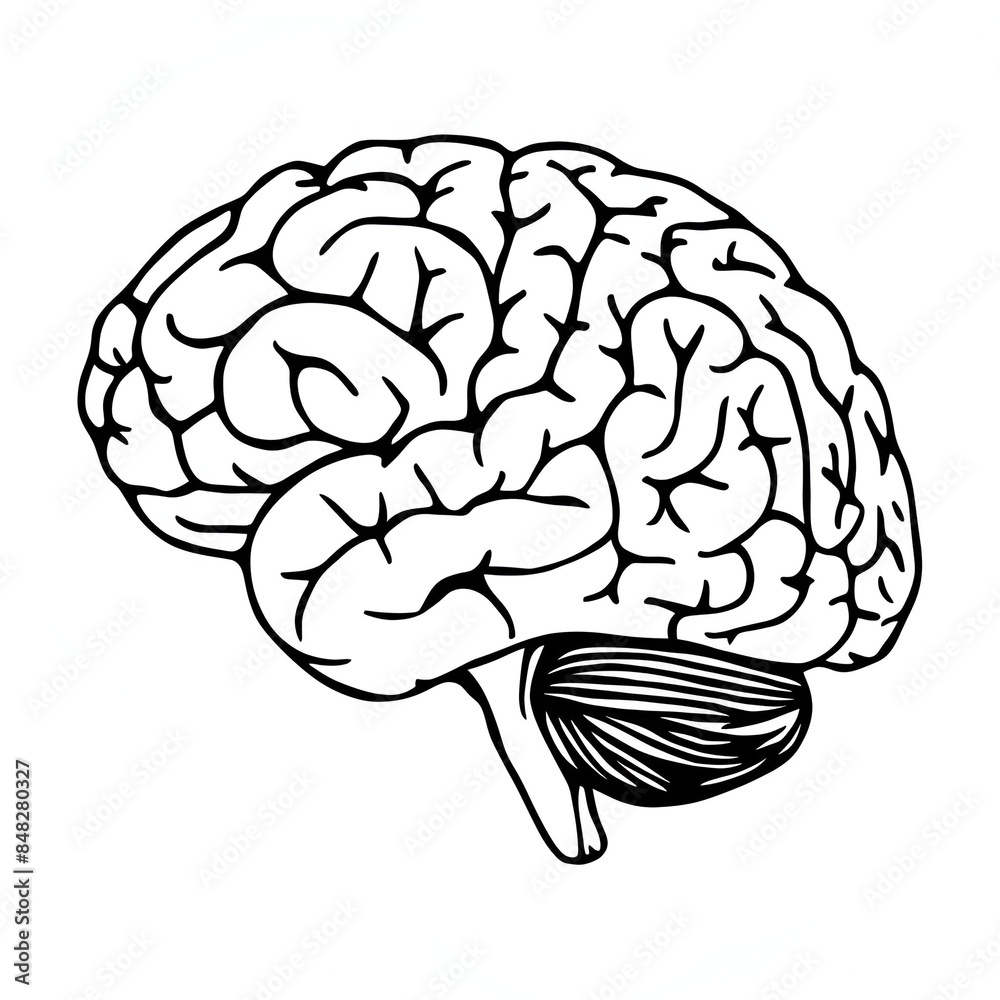 human brain vector illustration human brain vector illustration
