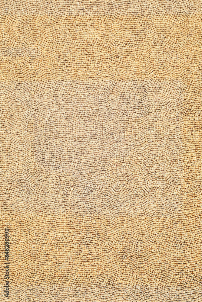 Fototapeta premium yellow weathered Paper background with wavy blocks texture