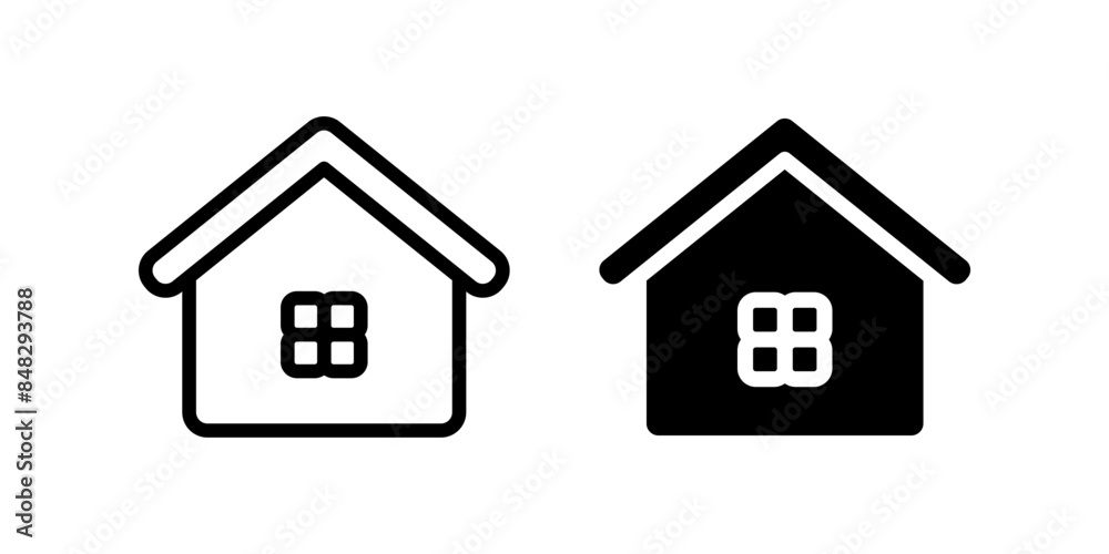 House icon set. flat illustration of vector icon House icon set. flat illustration of vector icon
