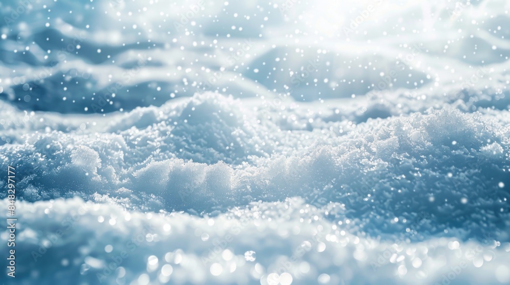 Snowy Ground Close Up