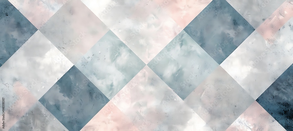 Gentle Palette: Soft Grey, Sky Blue, and Baby Pink Wallpaper with Varied Patterns for a Calming Atmosphere Gentle Palette: Soft Grey, Sky Blue, and Baby Pink Wallpaper with Varied Patterns for a Calming Atmosphere