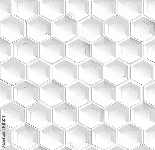 White boxes wall. Created with Ai