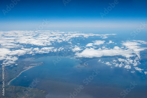 An aerial view of the coast near Tralee in County Kerry, Ireland photo