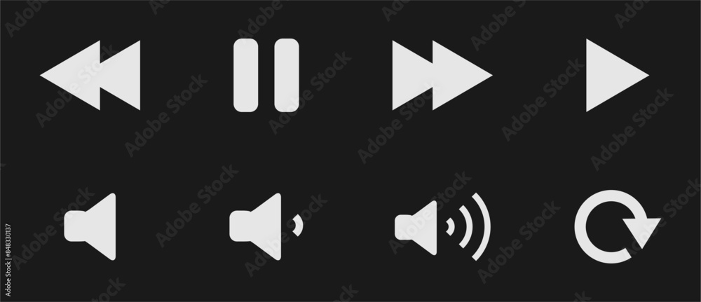 music media player icon music media player icon