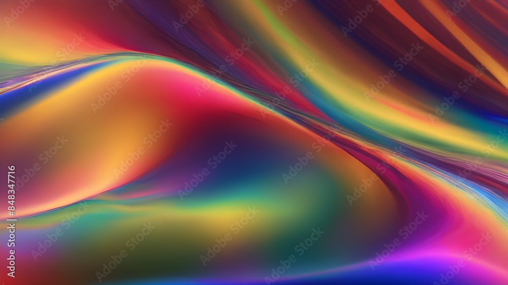 Obraz premium abstract colorful background with waves