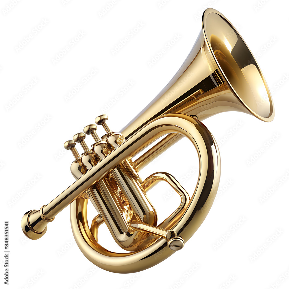 Obraz premium Bugle instrument png