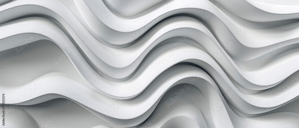 White luxury smooth abstract flowing waves wave overlapping 3d paper in layers texture background wall for design or business White luxury smooth abstract flowing waves wave overlapping 3d paper in layers texture background wall for design or business