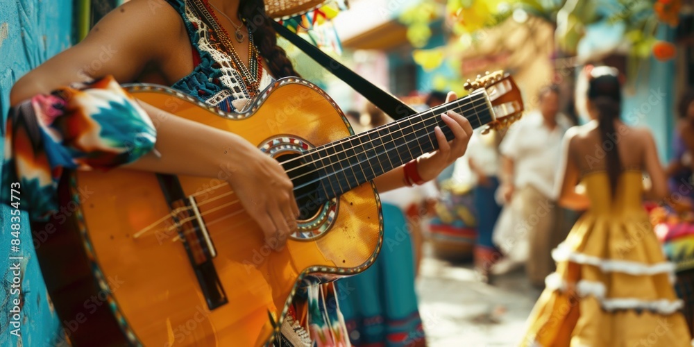 Woman playing guitar Woman playing guitar