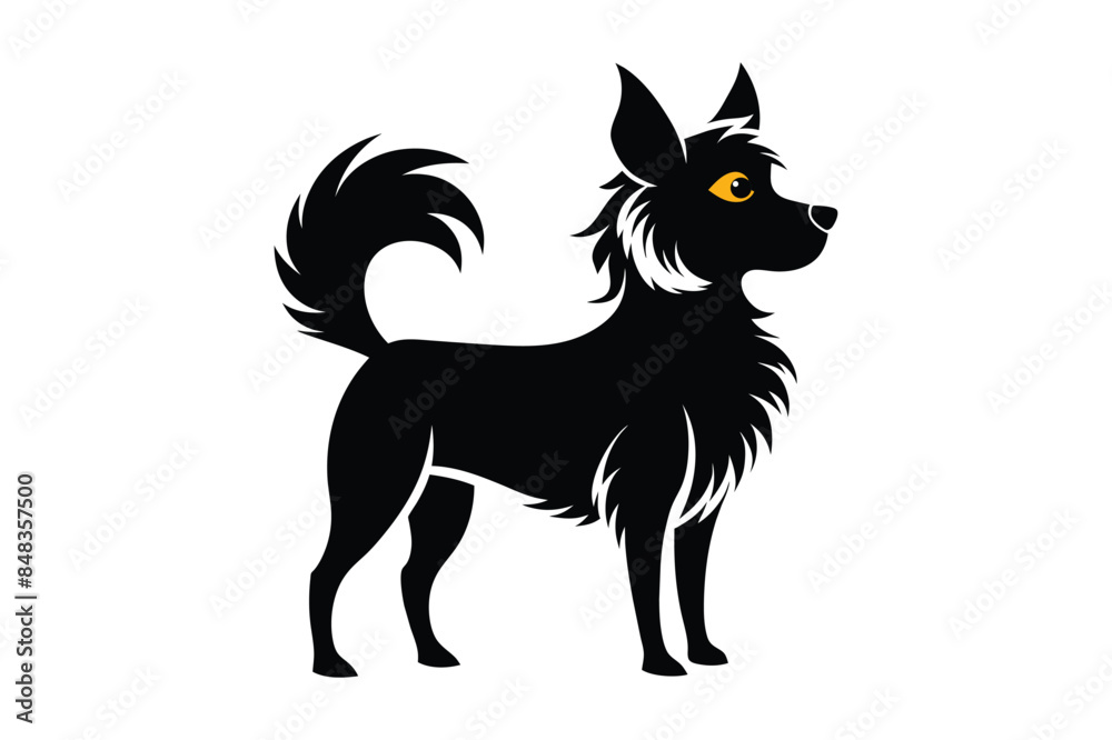 dog silhouette vector illustration dog silhouette vector illustration