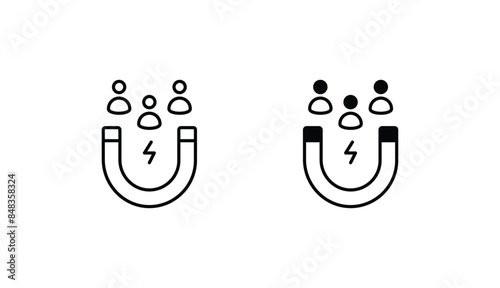 Acquisition icon design with white background stock illustration