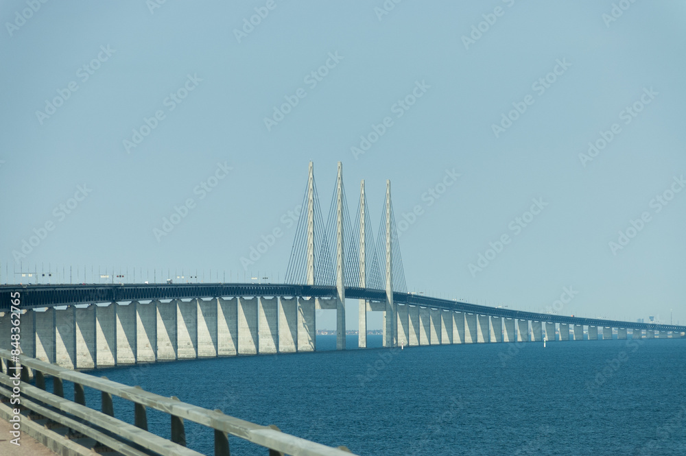 Fototapeta premium Oresund bridge between Sweden and Denmark
