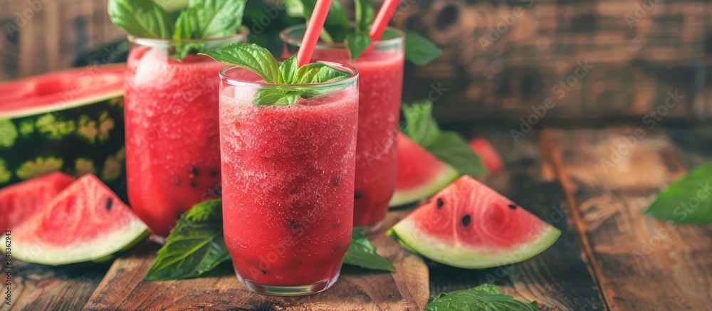 Refreshing Watermelon Smoothies