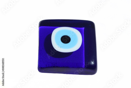 Free Download evil eye blue talisman on white background - GFXLoad