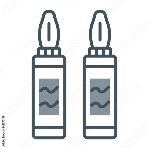 Ampoule Line Fill Icon