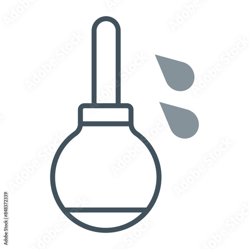 Enema Line Fill Icon