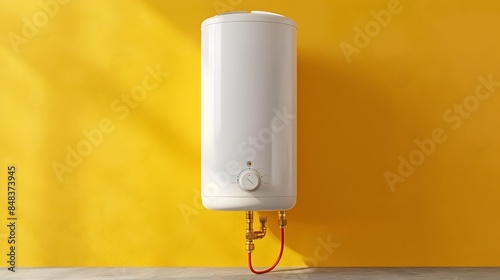 Isolated Water Heater Appliance on Transparent Background photo