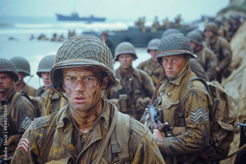 Efficient D-Day Deployment: Allied Troops Optimize Normandy Beach Landings Efficient D-Day Deployment: Allied Troops Optimize Normandy Beach Landings