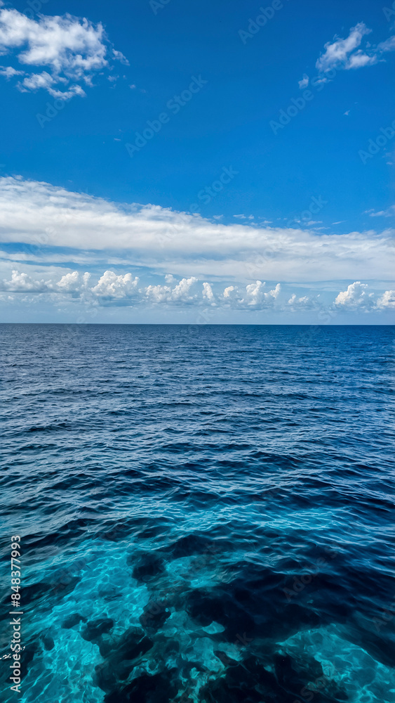blue sky and sea blue sky and sea