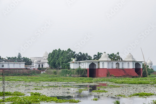 Melaghar, India 28 may 2022.Neermahal Palace located on an islet in rudra sagar lake in melaghar in tripura, India. photo