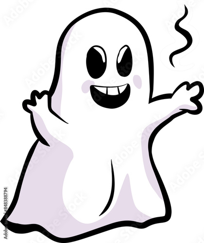 Halloween ghost illustration