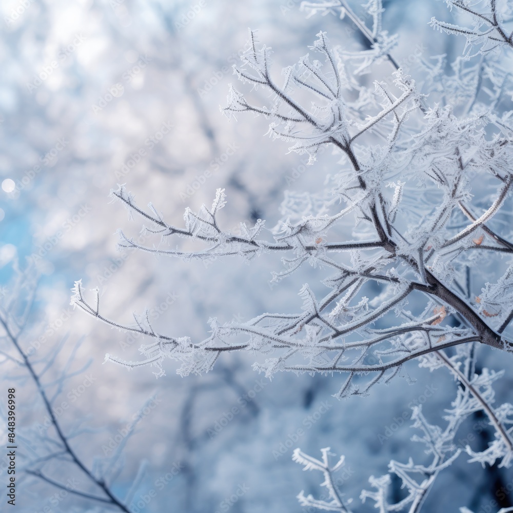 snow covered branches snow covered branches