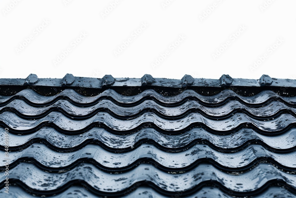 Abstract black and white pattern of roof tiles, creating a visually striking and textured design Abstract black and white pattern of roof tiles, creating a visually striking and textured design