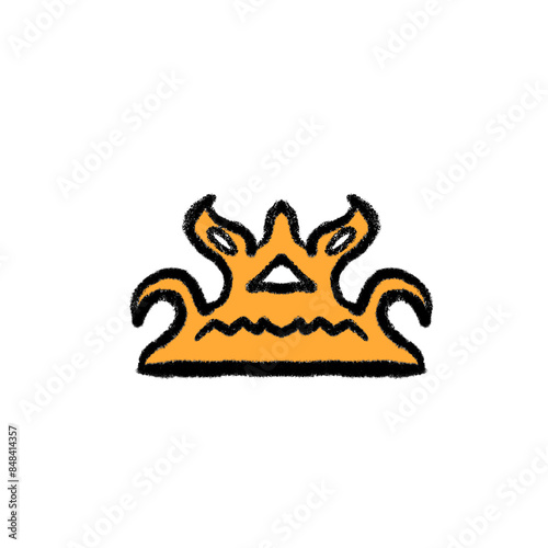 simple transparent character crown illustration PNG