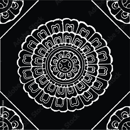 Seamless pattern, Thai traditional pattern.