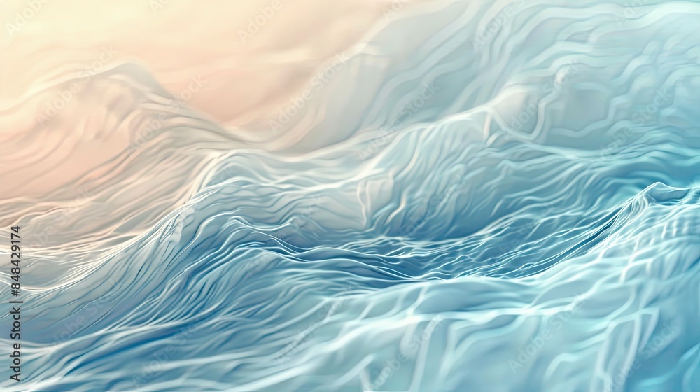 Tranquil Abstract Background with Soft Tones and Gentle Vibes