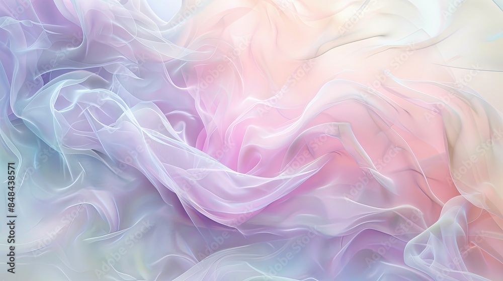Soft Pastel Abstract Background with Light Patterns