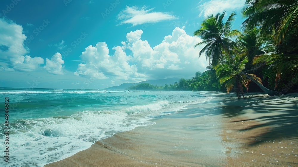 Fototapeta premium Summer beach vacations and tropical destinations.