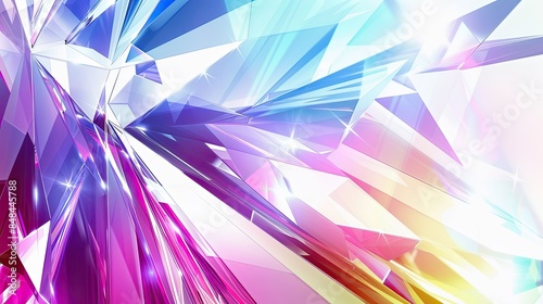 Abstract Crystal Background