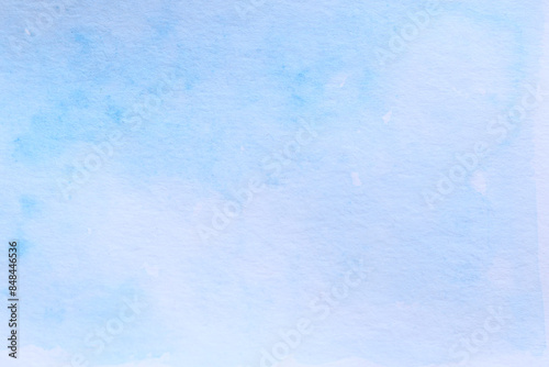 beautiful light blue watercolur background with empty space